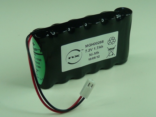 [ENIMGH00268] Batterie(s) Batterie Nimh 6x AA 6S1P ST1 7.2V 1.7Ah FC