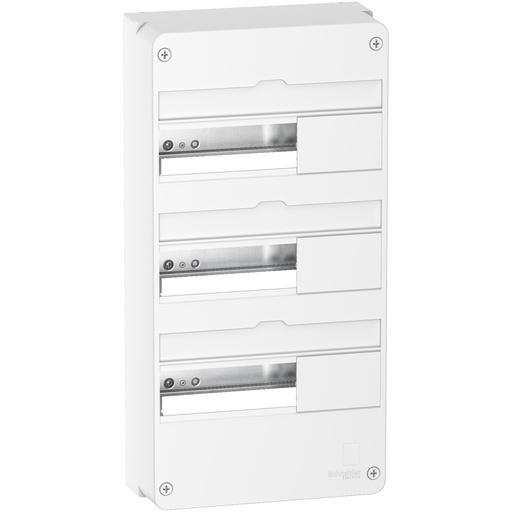[SCHR9H13403] Resi9 - Coffret en saillie Blanc (RAL 9003)- 3 rangées de 13 modules