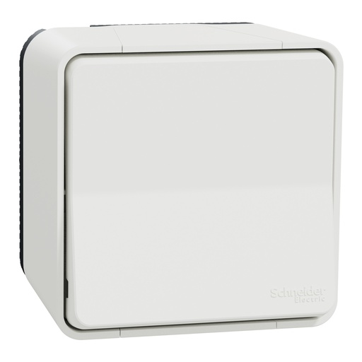 [SCHMUR39021] Mureva Styl - Va et vient - complet saillie - IP55 - IK08 connexion auto - blanc