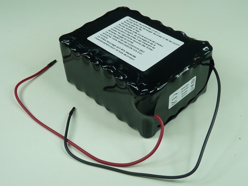 [ENIMGA0063] Pack(s) Batterie alcaline 48x AA NX 48S1P ST2 72V 3.4Ah Fils