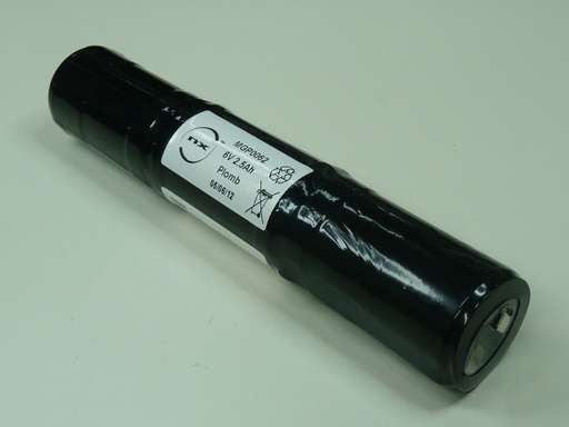 [ENIMGP0062] Pack(s) Batterie cyclon Enersys 3 x 0810-0004 (D cell) 6V 2.5Ah