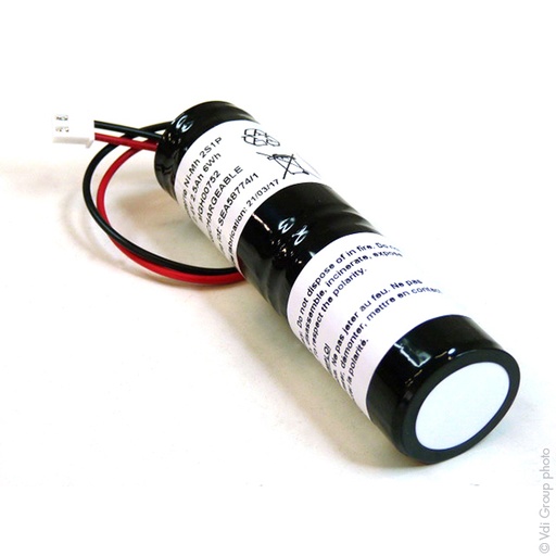 [ENIMGH00752] Pack(s) Batterie eclairage secours 2x SC HT 2S1P ST4 2.4V 2.5Ah JST
