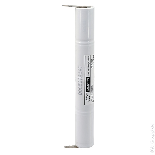[ENIMGN9019] Unité(s) Batterie eclairage secours 4xSC ST4 Faston 4.8mm (+2.8mm) 4.8V 1.6Ah