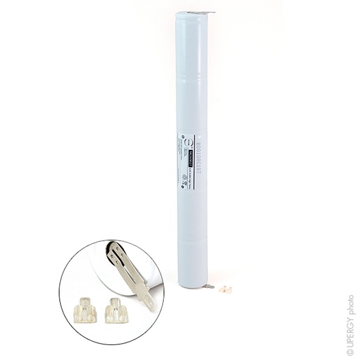 [ENIMGN9027] Unité(s) Batterie eclairage secours 5xD ST4 Faston 4.8mm (+2.8mm) 6V 4Ah