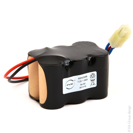 [ENIMGN0339] Pack(s) Batterie médicale rechargeable Datex-Ohmeda Infusomat FM 7.2V 1.9Ah