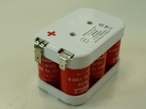[ENIMFN0096] Batterie(s) Batterie Nicd 2x3 (1 Factice) 6V 1.8Ah FAST