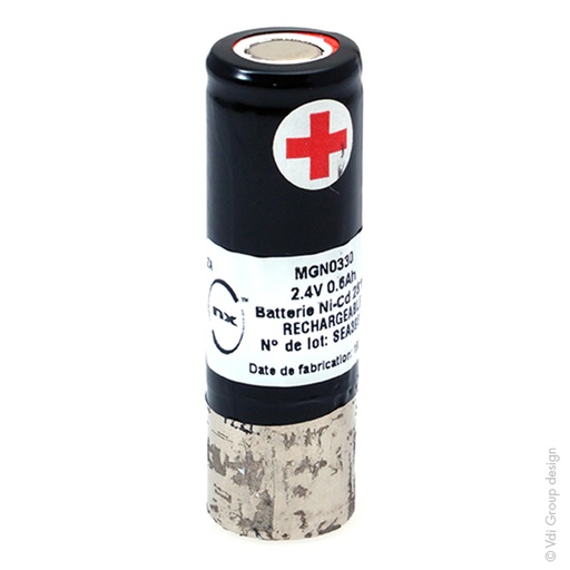 [ENIMGN0330] Pack(s) Batterie Nicd 2x 2/3A VE 2S1P ST4 2.4V 700mAh S