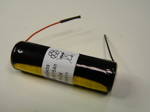 [ENIMGN0459] Pièce(s) Batterie Nicd 3x 1/3AA 3S1P ST4 3.6V 150mAh F