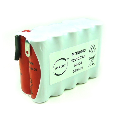[ENIMGN0563] Pack(s) Batterie Nicd 10xAA 10S1P ST2 12V 700mAh COSSE
