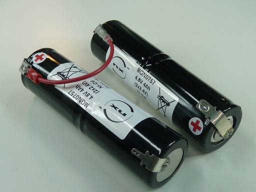 [ENIMGN0757] Pack(s) Batterie Nicd 4x D VNT 4S1P (2 packs) 4.8V 4.2Ah FAST