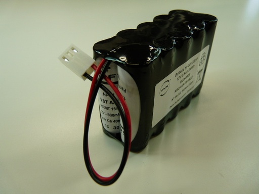 [ENIMGN0823] Pack(s) Batterie Nicd 10x AA 10S1P ST2 12V 800mAh FC