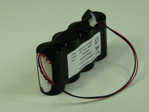 [ENIMGN0836] Unité(s) Batterie Nicd 4x SC HT 4S1P ST1 4.8V 1.6Ah pand