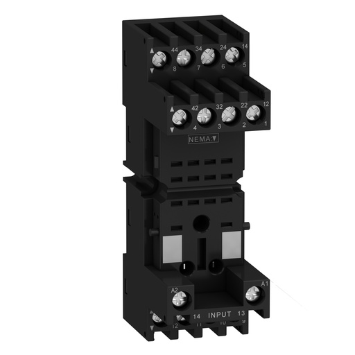 [SCHRXZE2M114M] Harmony Relay RXM - embase contacts mixés - RXM2/4 - racc connecteurs à vis