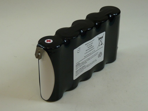[ENIMGN0866] Pack(s) Batterie Nicd 5x F HT 5S1P ST1 6V 7Ah HBL