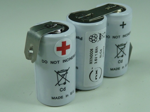 [ENIMXN0006] Pack(s) Pack Ni-Cd ST1/ 3.6V 1.6Ah HBL
