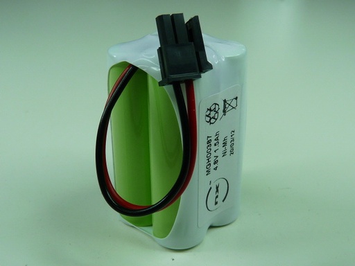 [ENIMGH00387] Pack(s) Batterie Nimh 4x AA 4S1P ST2 4.8V 1700mAh molex