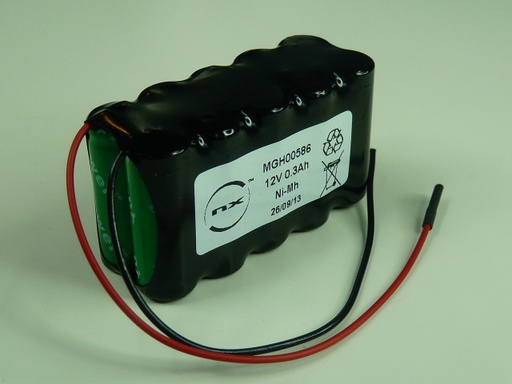 [ENIMGH00586] Pack(s) Batterie Nimh 10x 2/3AAA 10S1P ST2 12V 300mAh F100