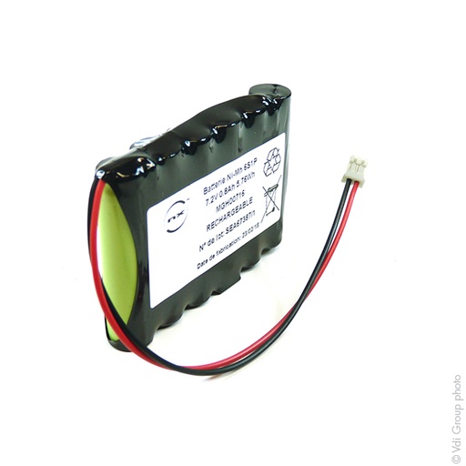 [ENIMGH00716] Pack(s) Batterie Nimh 6x AAA 6S1P ST1 F120 7.2V 800mAh PHR-2