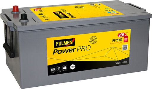 [ENIBPA7050] Batterie(s) Batterie camion FULMEN Power Pro HDX FF2353 12V 235Ah 1300A