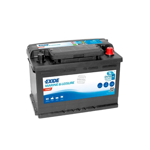 [ENIBPA7080] Batterie(s) Batterie bateau EXIDE MARINE Start EN750 12V 74Ah