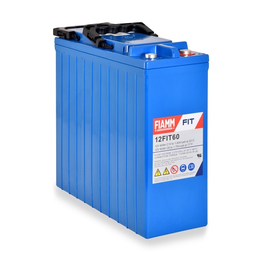 [ENIAMP8519] Batterie(s) Batterie telecom FIAMM 12FIT60 FT 12V 60Ah M6-F