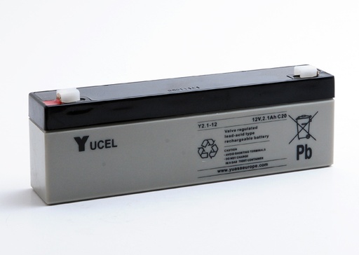 [ENIAMP9296] Batterie(s) Batterie plomb AGM YUCEL Y2.1-12 12V 2.1Ah F4.8