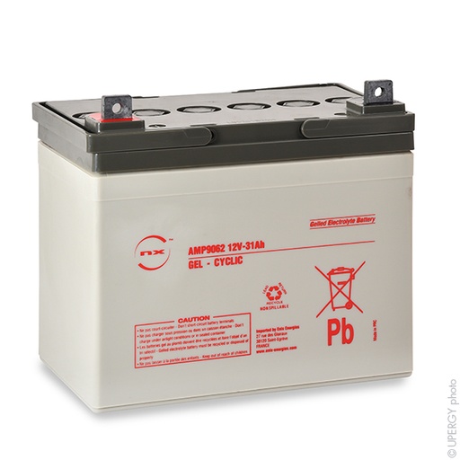 [ENIAMP9062] Batterie(s) Batterie plomb etanche gel NX 31-12 Cyclic 12V 31Ah M5-M