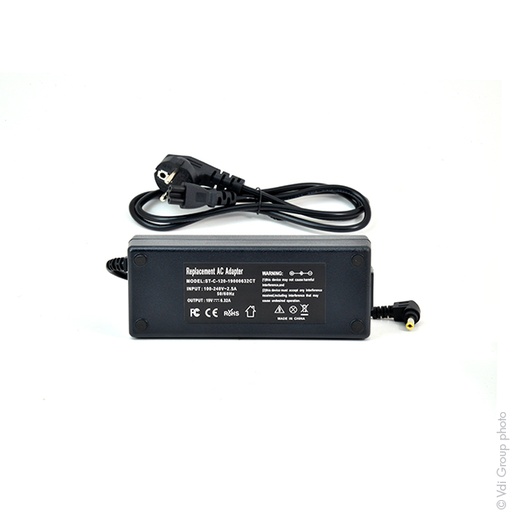 [ENILEX14105] Unité(s) Alimentation compatible ordinateur portable Toshiba 19V 120W