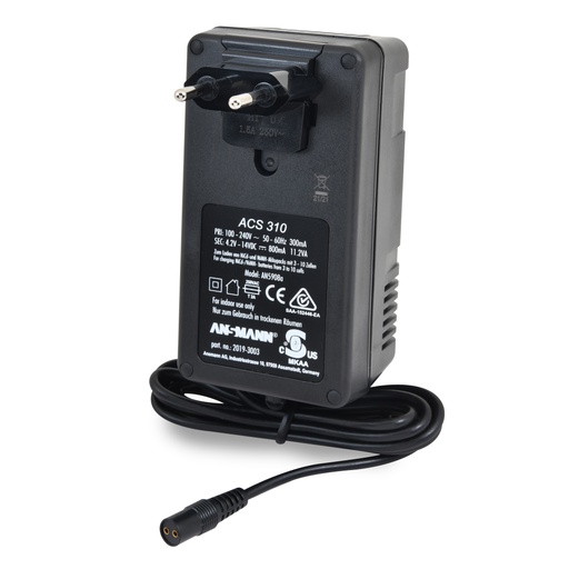 [ENICEH3212] Unité(s) Chargeur NiCd/NiMH ANSMANN ACS310 3 à 10 cellules/800 mA 110-230V