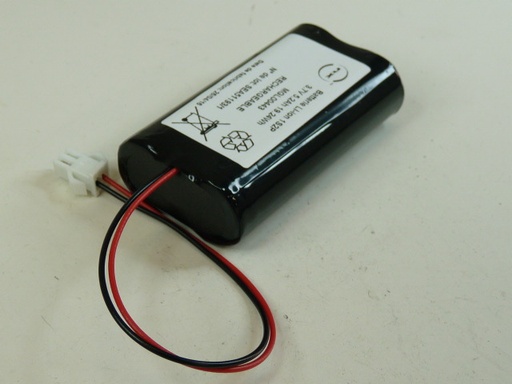 [ENIMGL00443] Pack(s) Batterie Li-Ion 2x18650 1S2P ST1 3.6V 5.2Ah JST