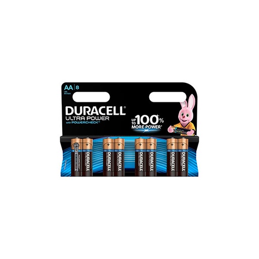[ENIPCA2440] Blister(s) x 8 Pile alcaline blister x8 Duracell Ultra Power LR6 - AA 1.5V 2700m