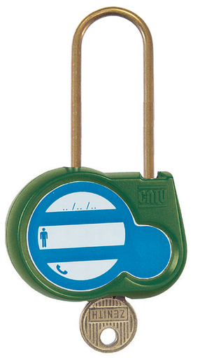 [CATAL240SV111EX] cadenas export vert 70mm d.4mm clé identique 111
