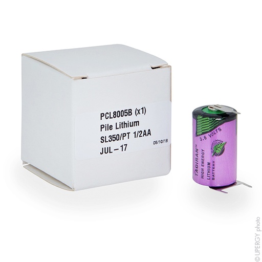 [ENIPCL8005B] Boîte(s) de 1 Pile lithium SL-350/PT 1/2AA 3.6V 1.2Ah 3PFR