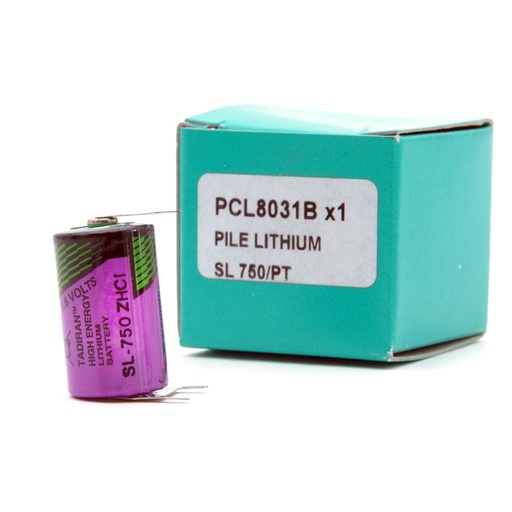 [ENIPCL8031B] Boîte(s) de 1 Pile lithium SL-750/PT 1/2AA 3.6V 1.1Ah 3PFR
