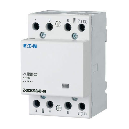 [EAT248852] Contacteur modulaire, 230VAC/50Hz, 4 s, 40A, 3PE