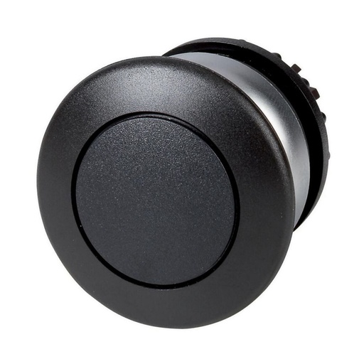 [EAT216712] Bouton-poussoir coup de poing, noir, à rappel