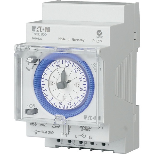 [EAT167390] Inter horaire modulaire 24 heures, cavalier enfichable, réserve de marche