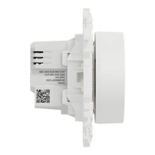 [SCHS920513] Wiser Odace - variateur rotatif connecté 2 ou 3 fils zigbee - blanc craie