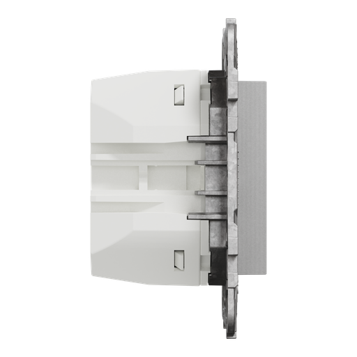 [SCHNU501430] Unica - prise chargeur USB - C 65W forte puiss - 2 mod - alu - méca support fix