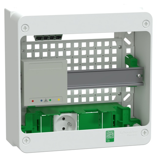 [SCHR9H13401VDIXS] Resi9 Connect - Coffret VDI 13M1R - Switch 5 ports PoE - grade 3TV 4xRJ45 cat6a