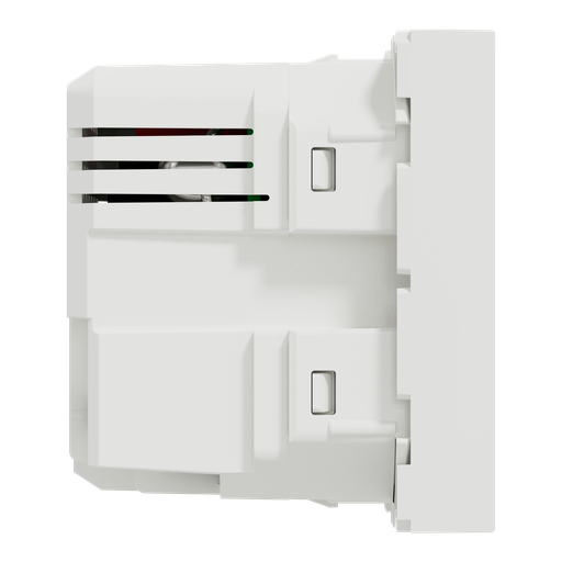 [SCHNU301818] Unica - chargeur USB double - 5Vcc - 2,4A type A+C - 2 modul - blanc - méca seul