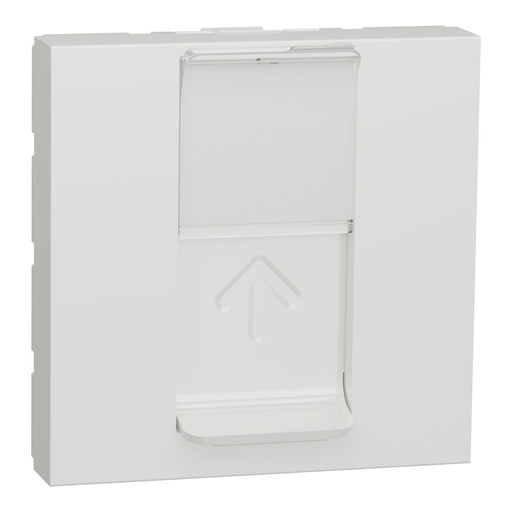 [SCHNU946118] Unica - prise pour 1 RJ45 Keystone/Systimax - 2 mod Blanc - méca seul