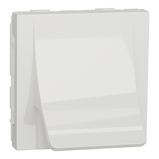 [SCHNU386218] Unica - sortie de câble - pour câble Ø 6 à 12mm - 2 mod - Blanc - méca seul