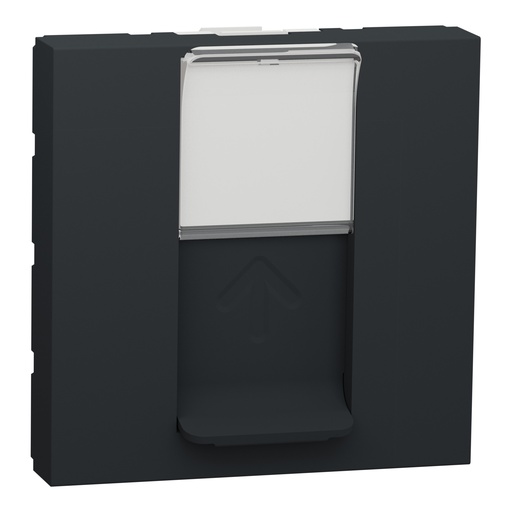 [SCHNU341954] Unica - prise RJ45 simple - cat 6 FTP - 2 mod - Anthracite - méca seul