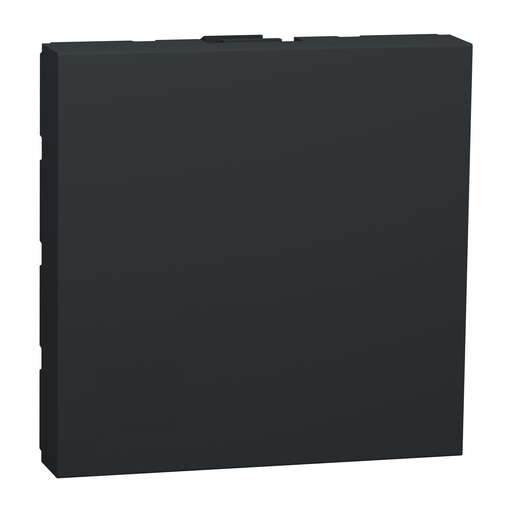 [SCHNU986654] Unica - obturateur - 2 modules - Anthracite - mécanisme seul