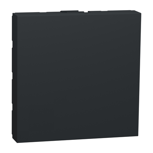 [SCHNU986654] Unica - obturateur - 2 modules - Anthracite - mécanisme seul