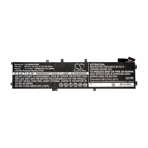 [ENIIML911015] Batterie(s) Batterie ordinateur portable 11.4V 8000mAh