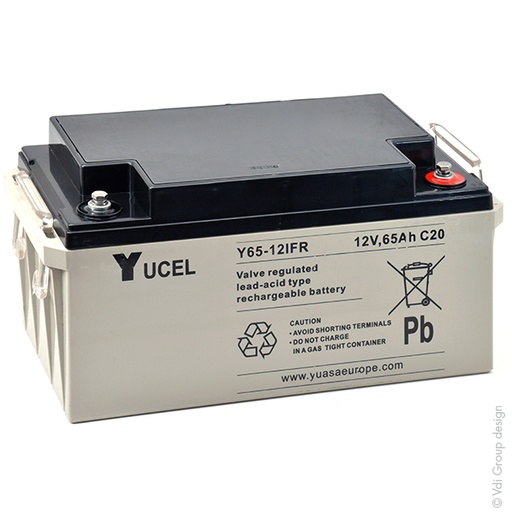 [ENIAMP9263] Batterie(s) Batterie plomb AGM YUCEL Y65-12IFR 12V 65Ah M6-F