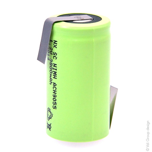 [ENIACH9058] Accumulateur(s) Accus Nimh industriels SC 1.2V 3800mAh HBL