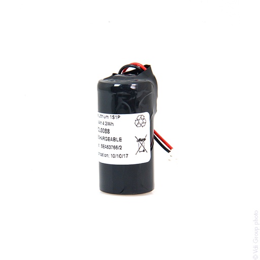[ENIPCL0088] Pack(s) Batterie lithium CR123 3V 1500mAh Molex